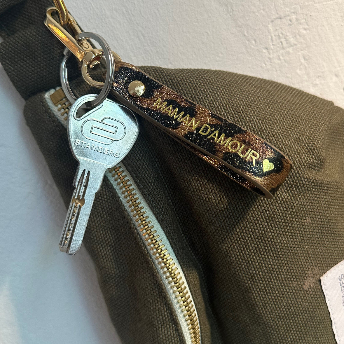 Porte clef maman d amour leopard 2