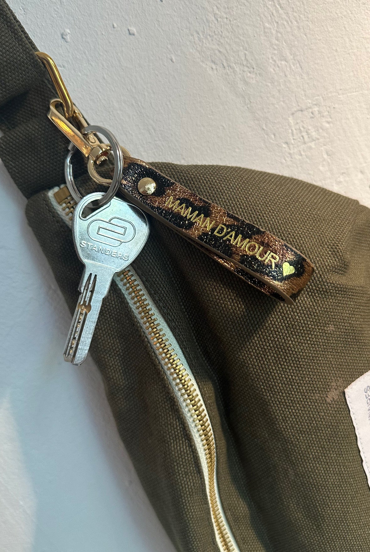 Porte clef maman d amour leopard 2