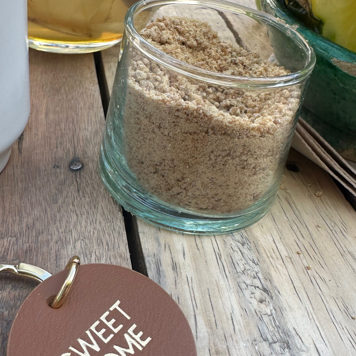 Porte clef rond Sweet Home