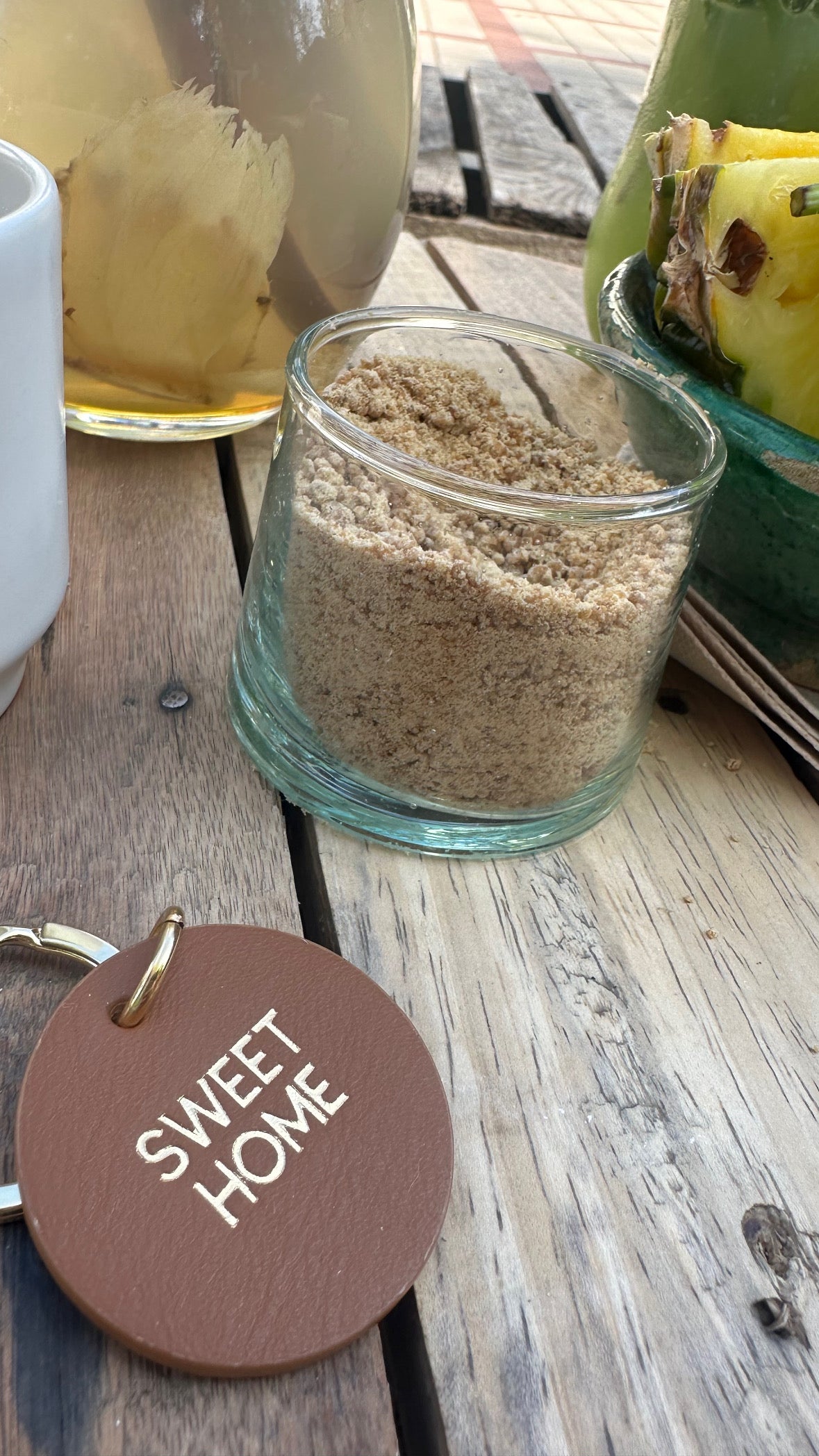 Porte clef rond Sweet Home