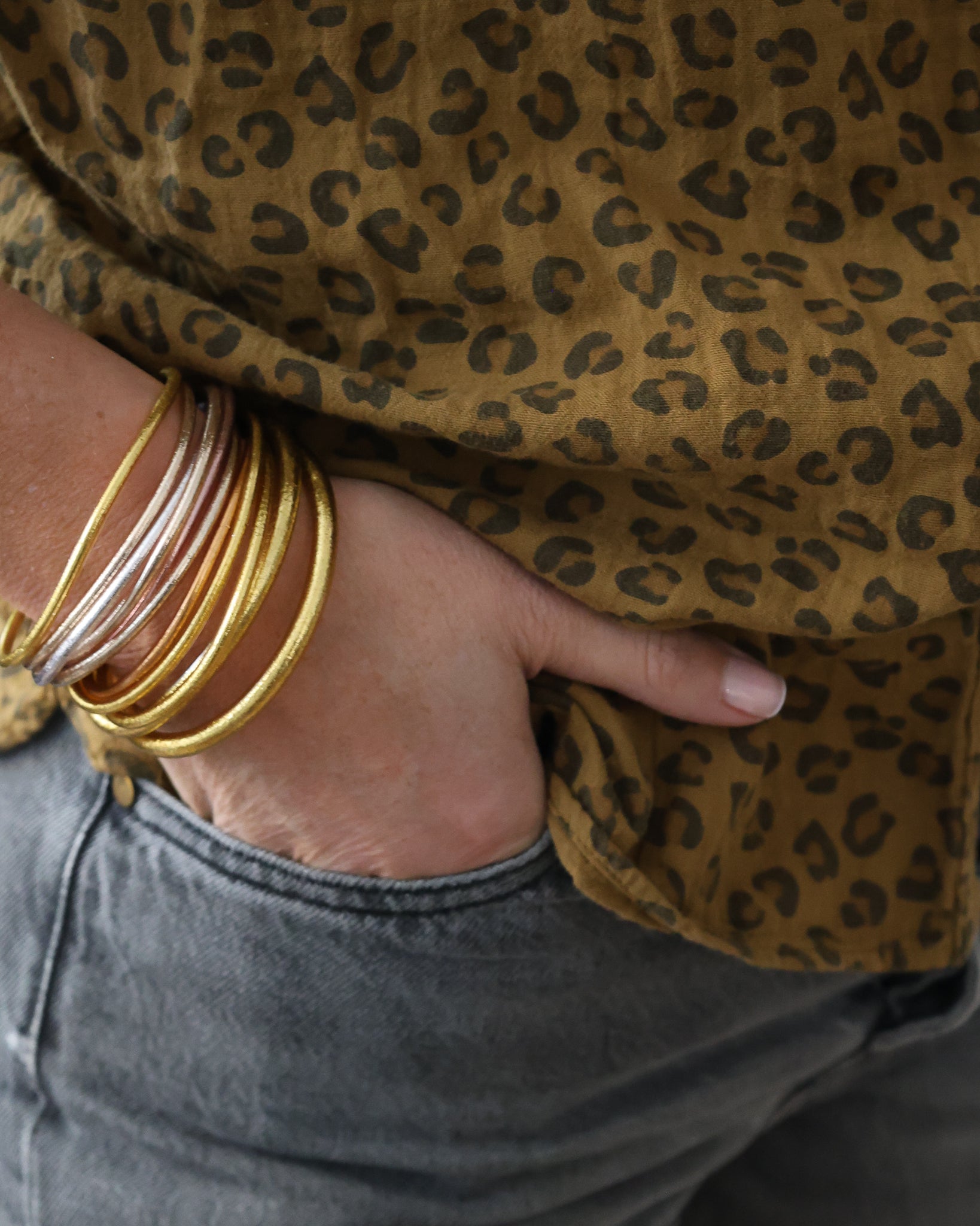 bracelet jonc boudhiste