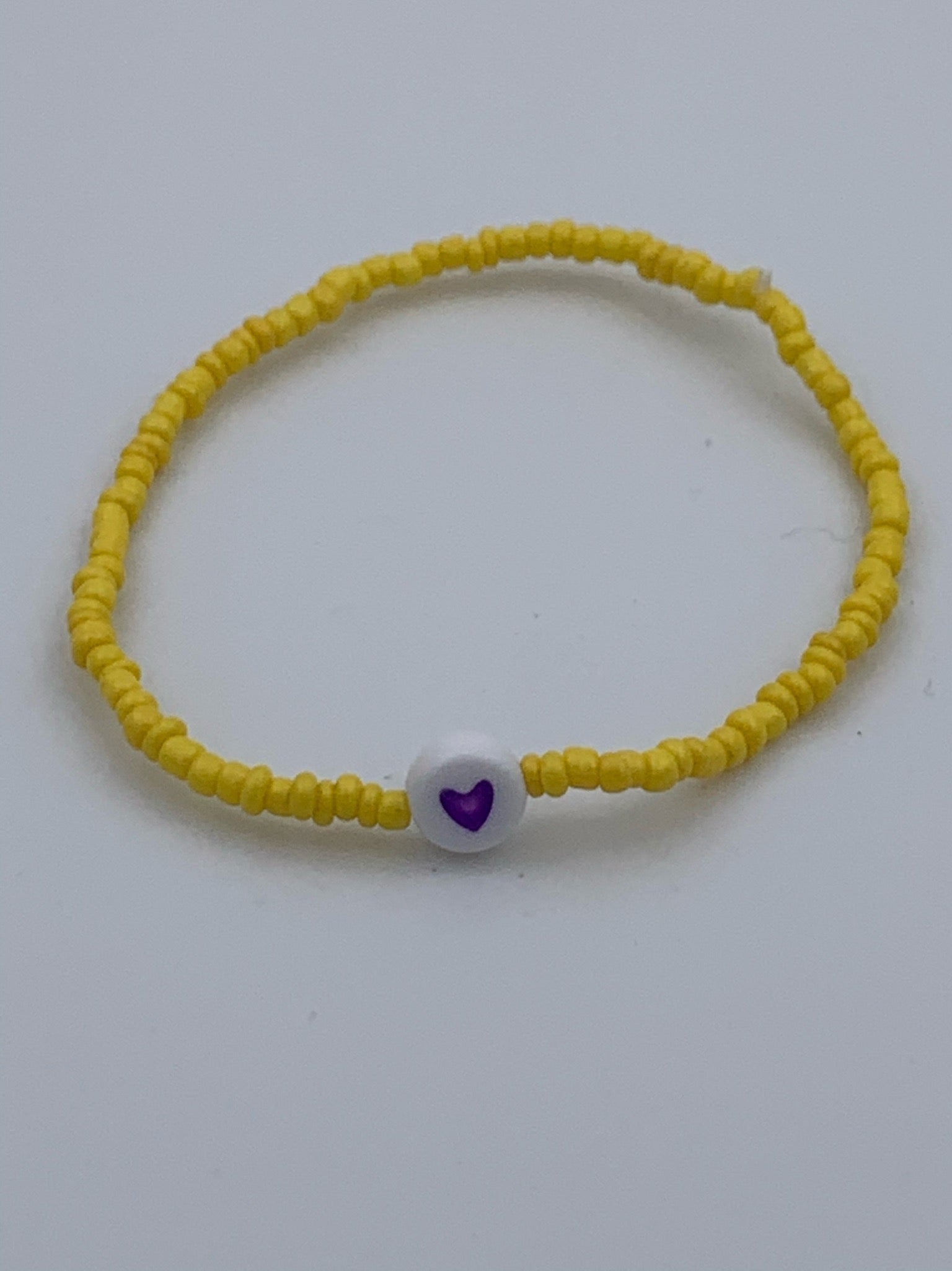 bracelet amore coeur jaune