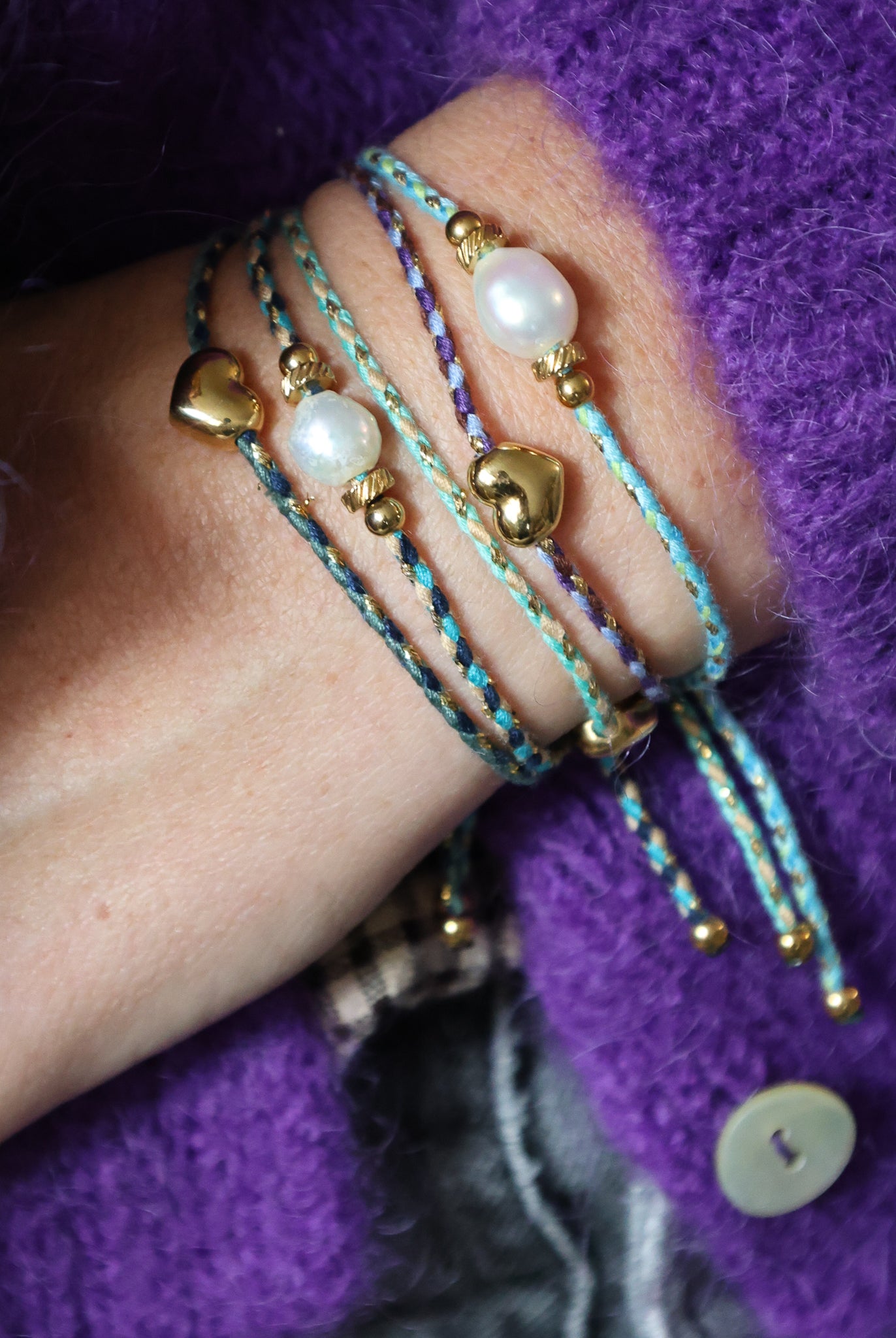 bracelet lien tressé 2