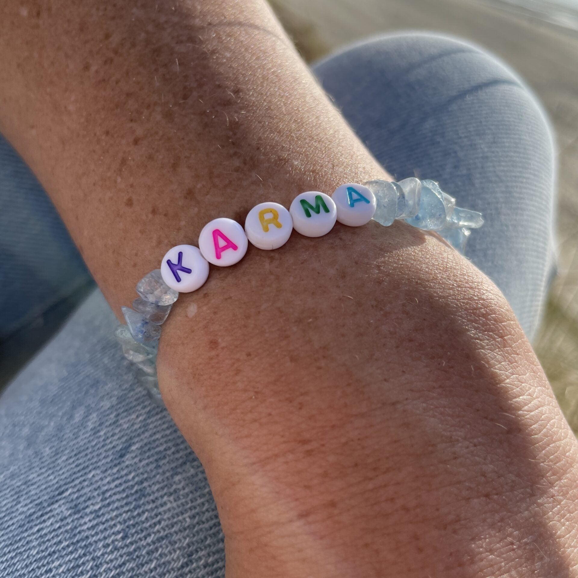 bracelet tikehau bleu Karma