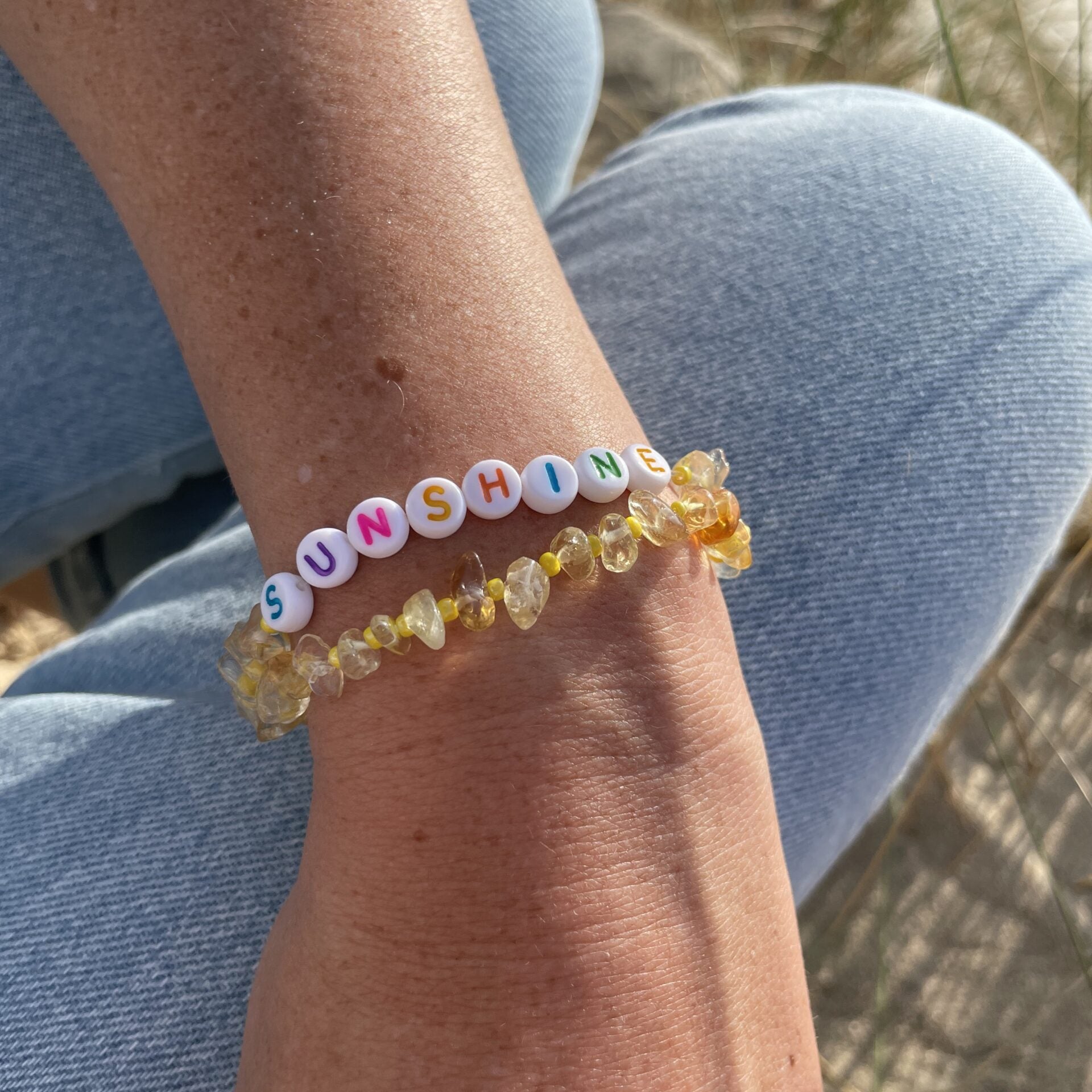 bracelet tikehau citrine sunshine dunes