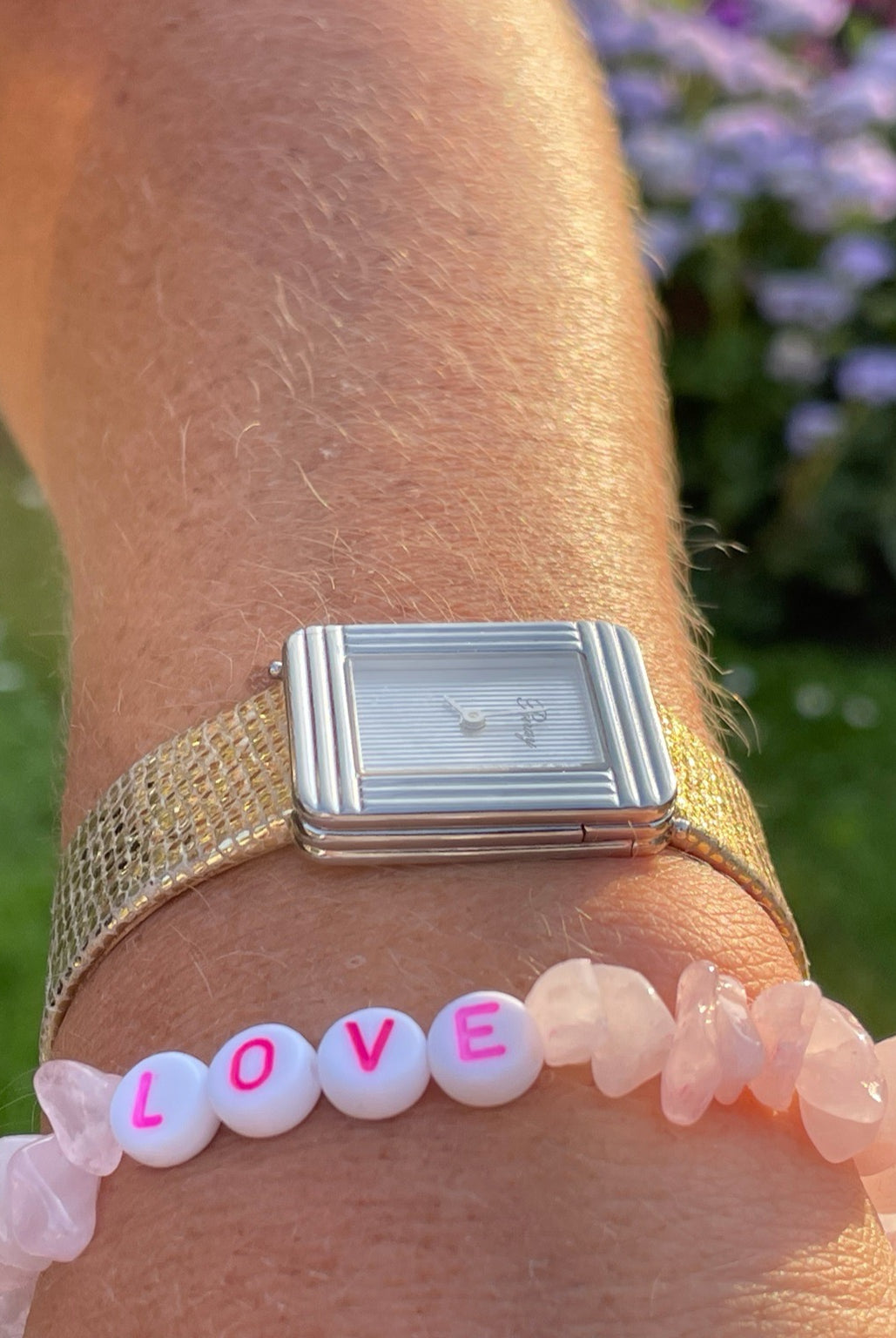 bracelet tikehau love rose en jade