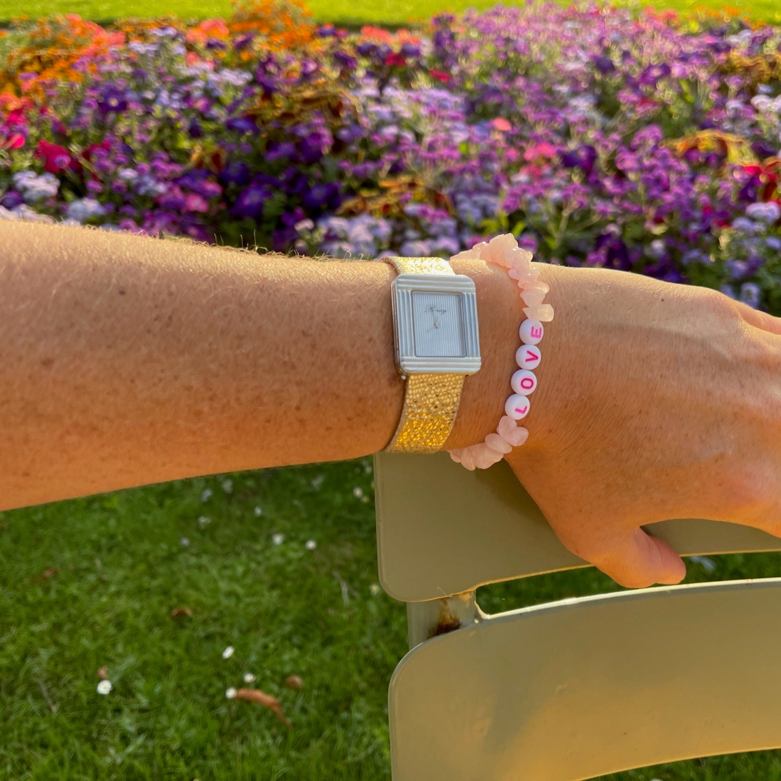 bracelet tikehau love rose jade