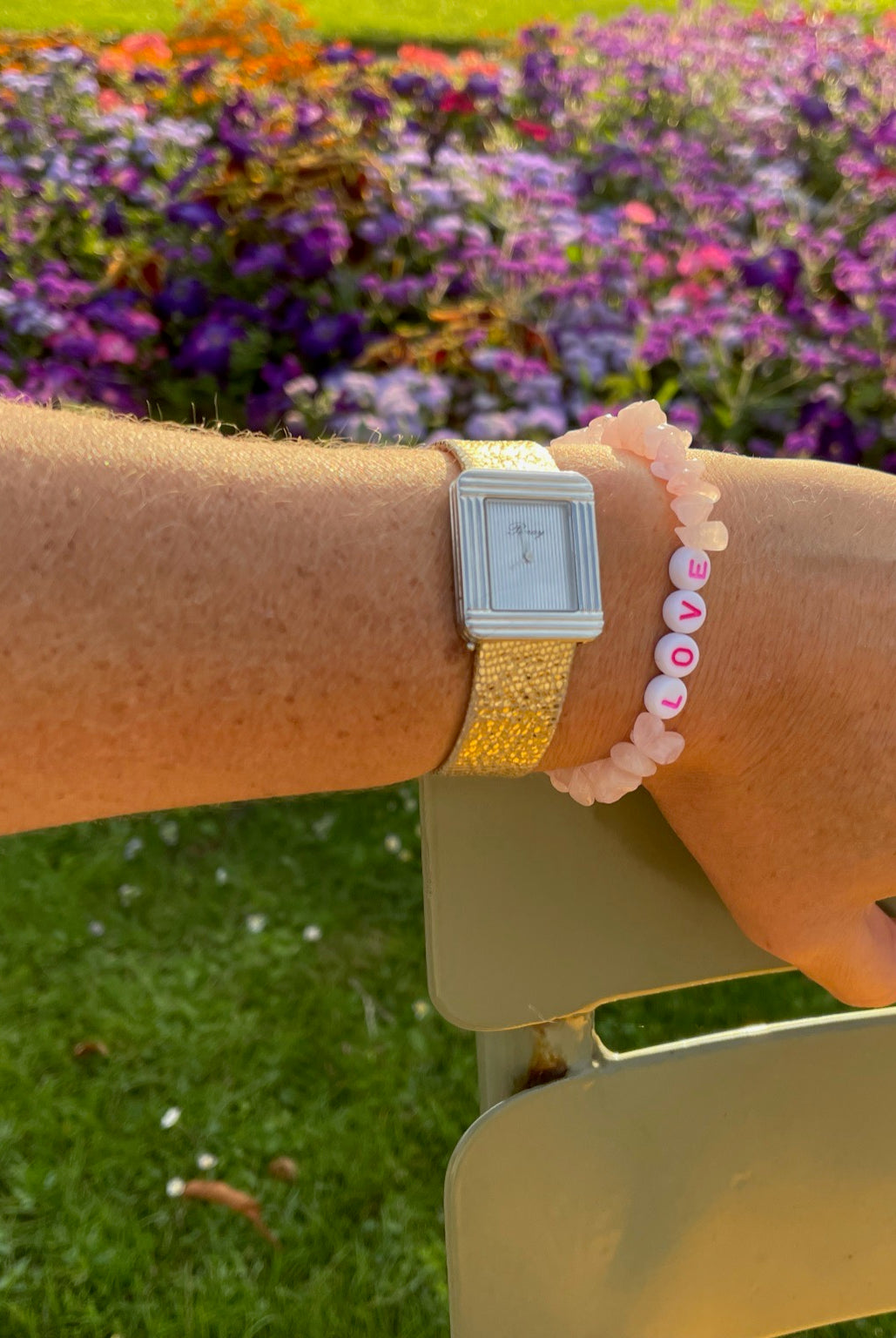 bracelet tikehau love rose jade