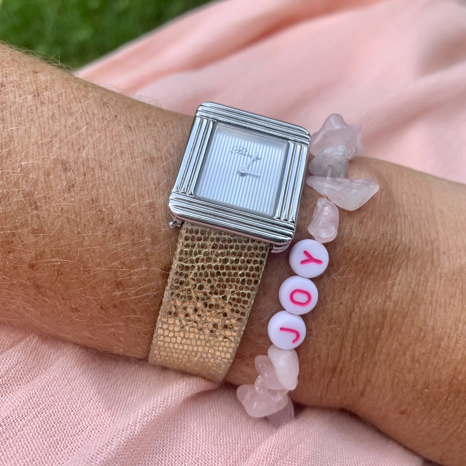 bracelet tikehau rose jade JOY