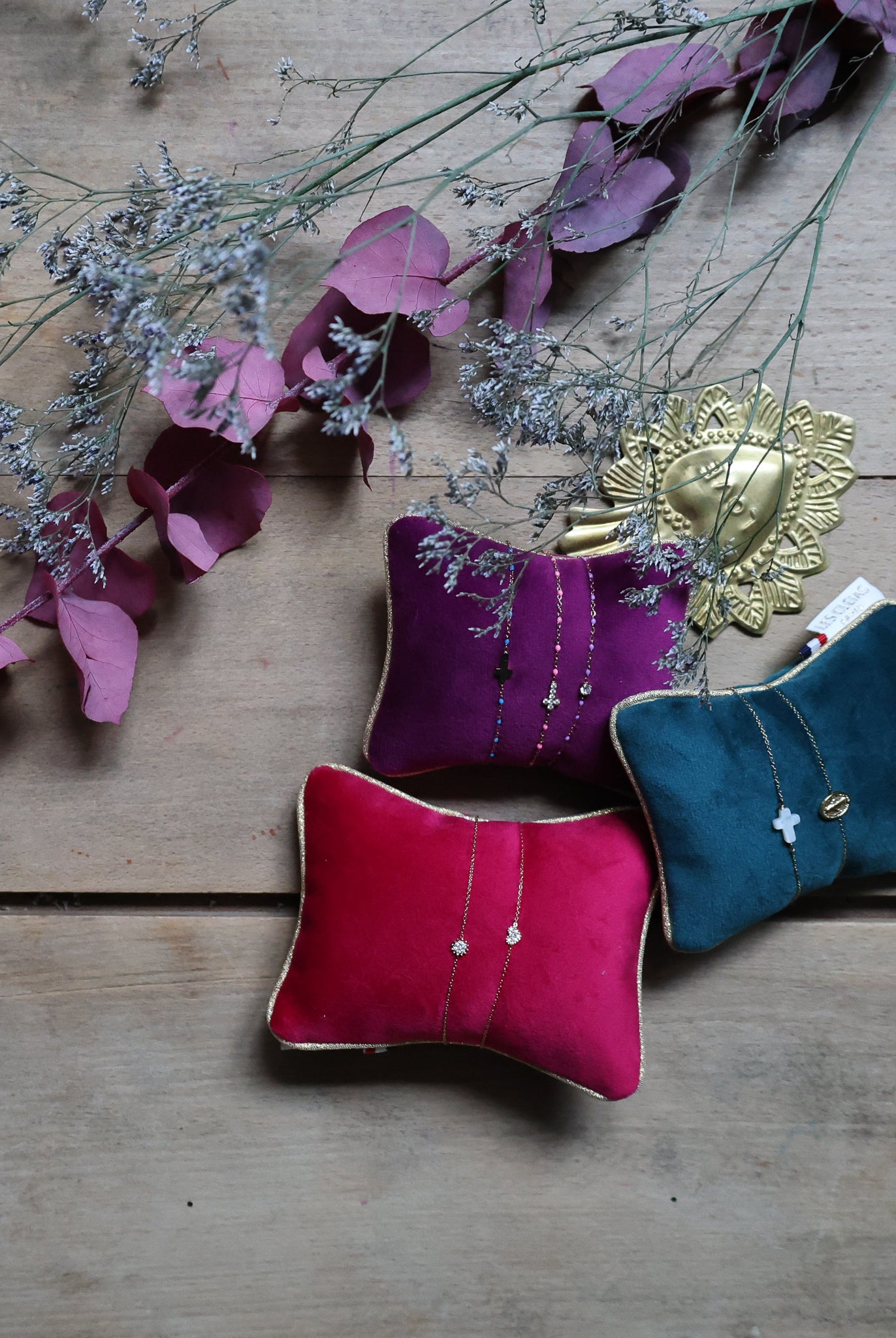 bracelets fins dorés charm's 2