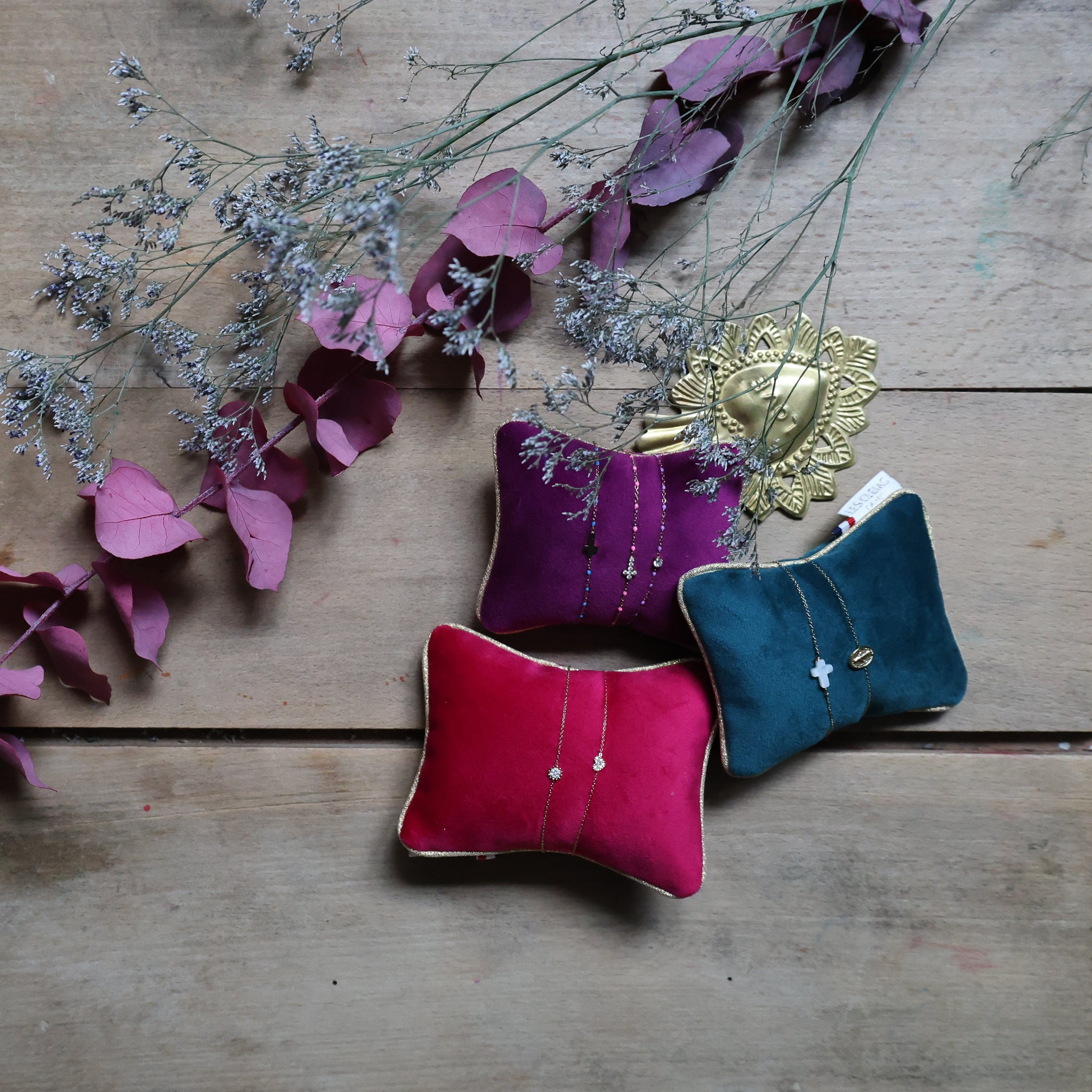 bracelets fins dorés charm's 2