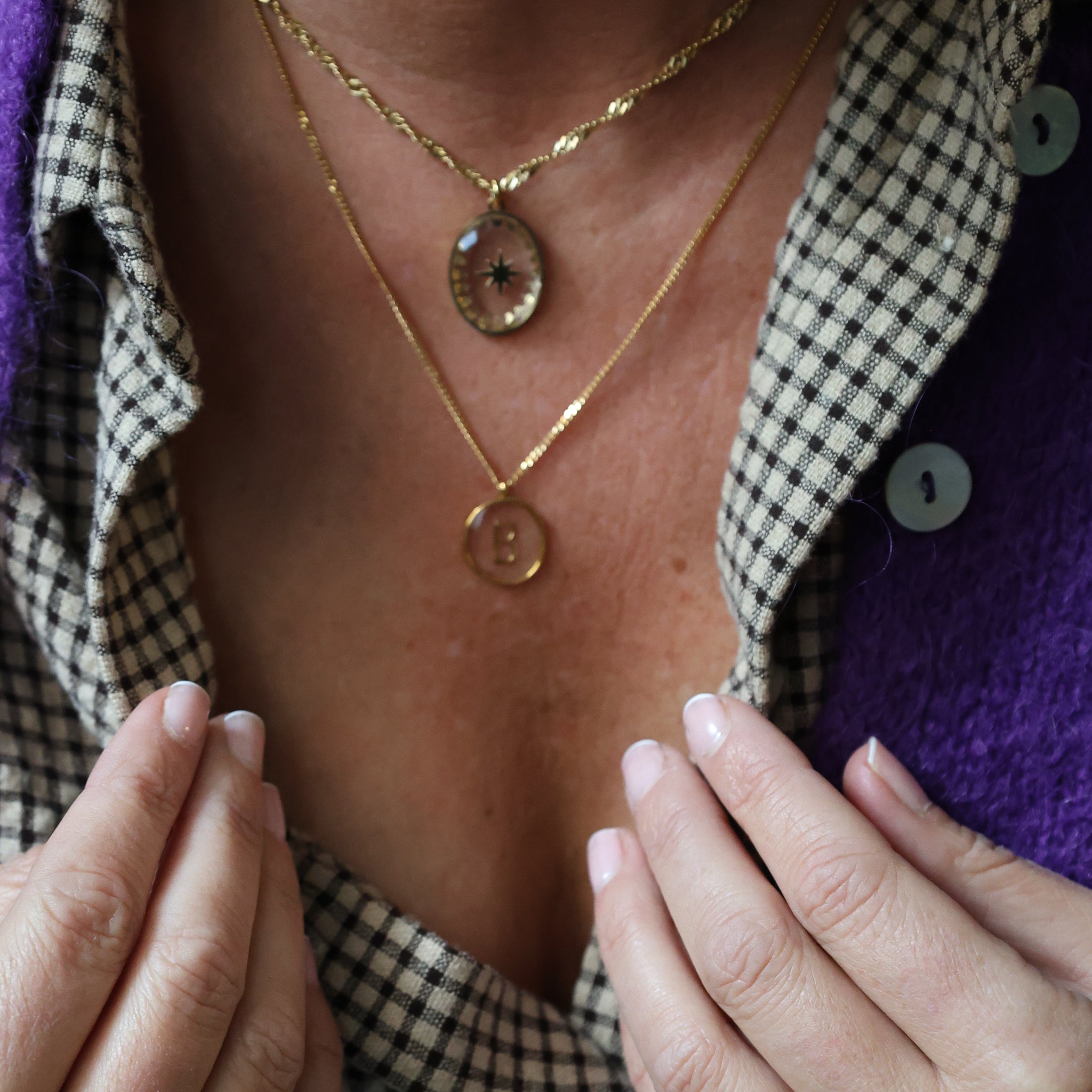 collier initiale et estrella