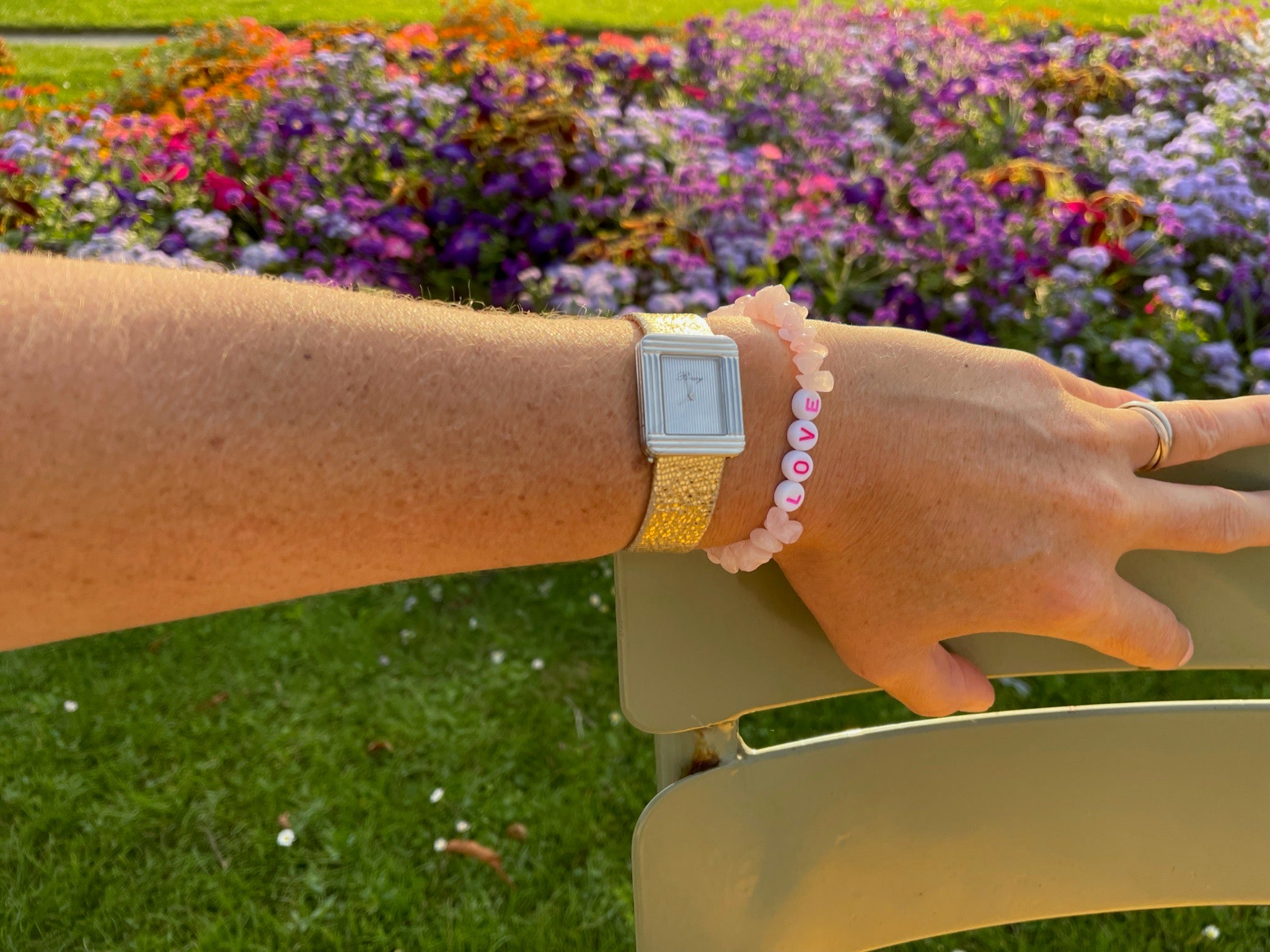 bracelet tikehau love rose jade