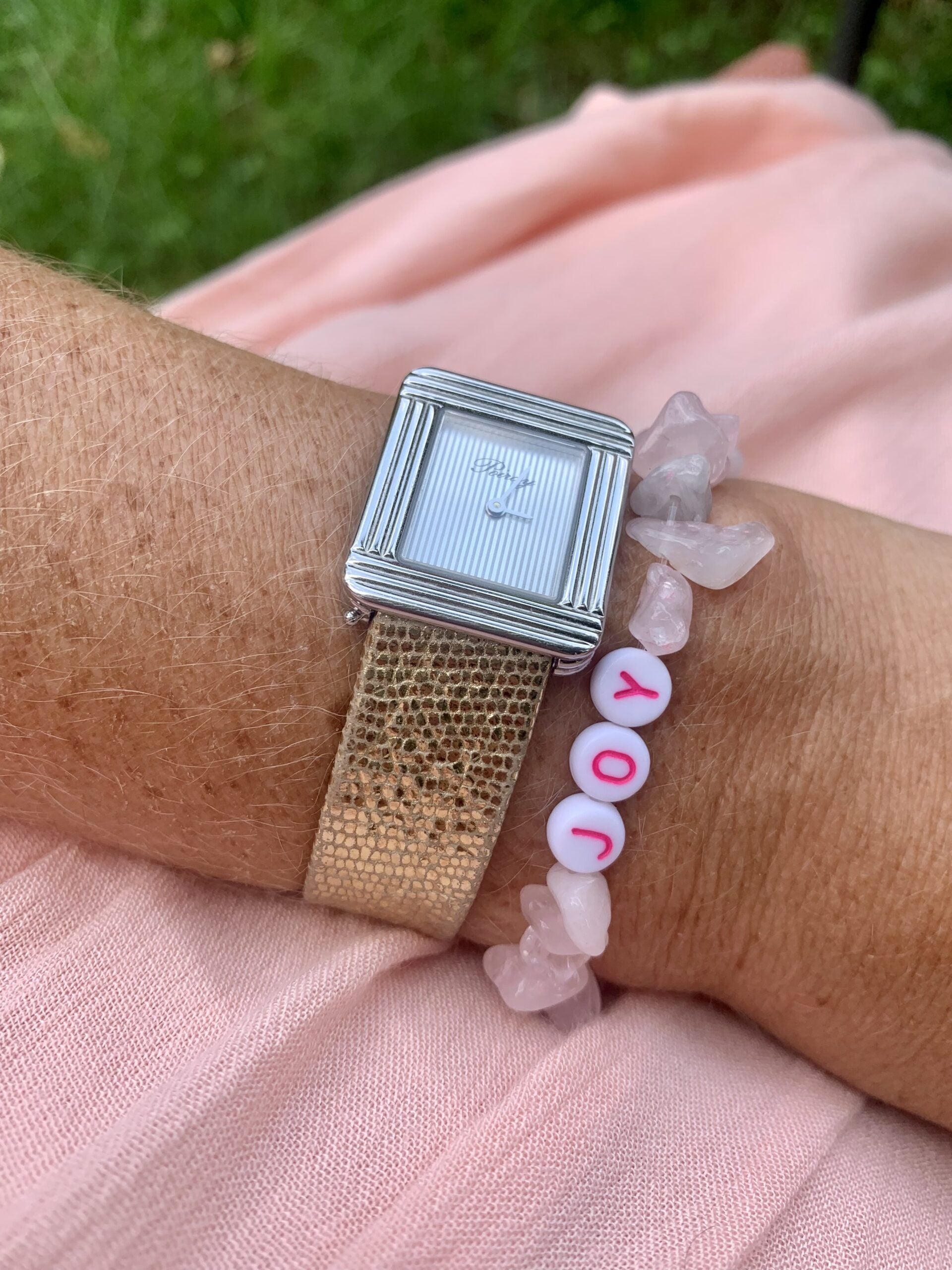 bracelet tikehau rose jade JOY