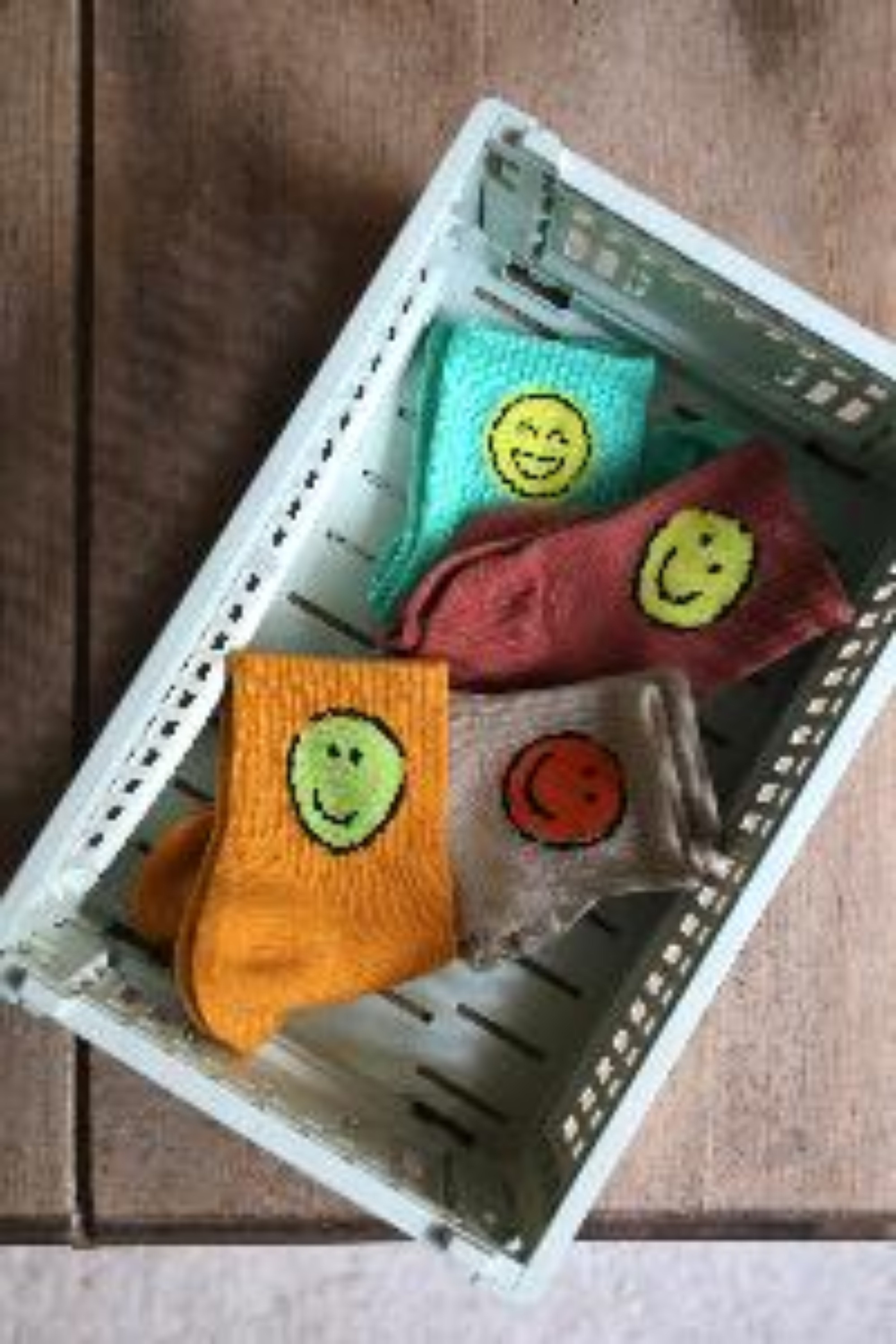 chaussettes smiley color 1